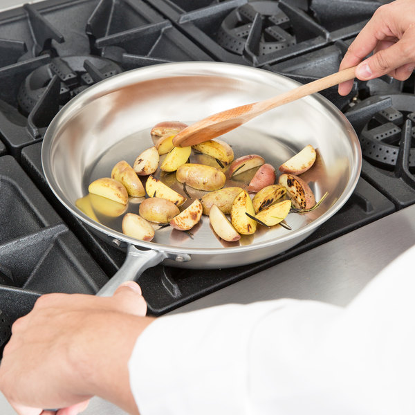 Sartén Natural Tribute 30.5 cm Mango Silicona Inox (Outlet) - Vollrath