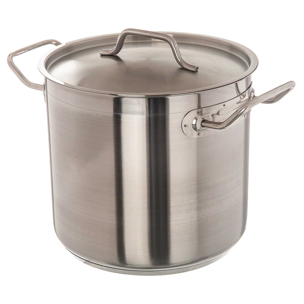 Olla consome Optio con tapa 7.6 lts inox - Vollrath