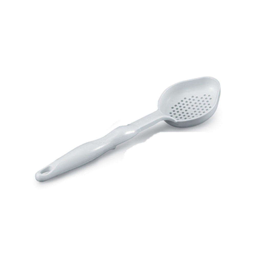 Cucharón perforado blanco en Nylon ovalado de 4 oz (Outlet) - Vollrath