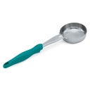 Cucharon redondo porcionar 6 oz mango verde Vollrath