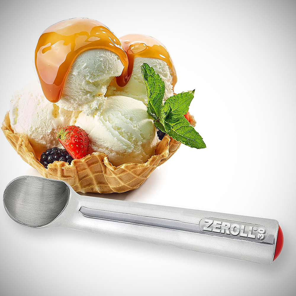 Cuchara para helado en aluminio con fluido conductor de calor al interior, cap. 1 oz (Outlet) - Zeroll
