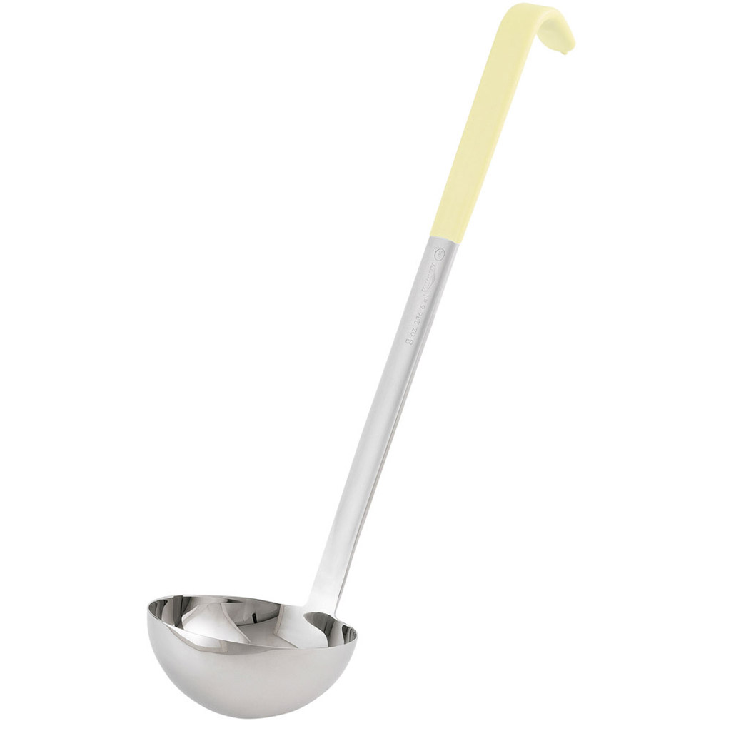 Cucharon porcionar 3 oz mango beige inox - Vollrath