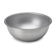 Bol De Acero Inoxidable 3.6L Con Asa Y Pico Vertedor | Recipiente Antideslizante Para Hornear Y Marinar | 2 Tamaños