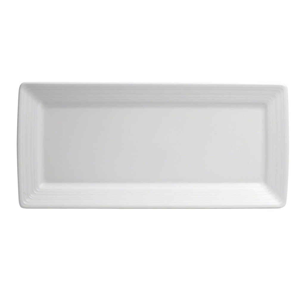 Plato rectangular porcelana fina 36.8 cm botticelli (Outlet) - Oneida