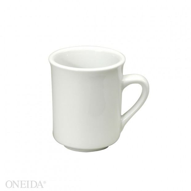 Taza café de Porcelana Fina Blanco Brillante, 10 onz (Outlet)-Oneida