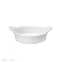 [F8010000601M] Mini Porcelana Gratinada Blanco Brillante 1 onz 8.3 cm  - Oneida