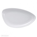 [R4700000347] Plato triangular porcelana fina 25 cm mood  - Oneida