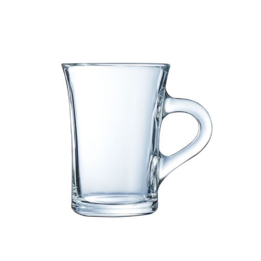 Mug Capuccino de Vidrio Templado, 7¾ oz-Arcoroc