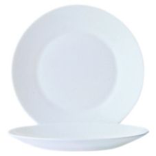 Plato llano blanco restaurante 19.5cm templado - Arcoroc