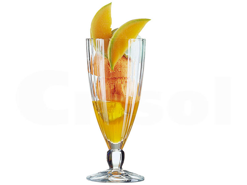 Copa Malteada de Vidrio Templado, 12 oz - 19 x 8 cm - Arcoroc