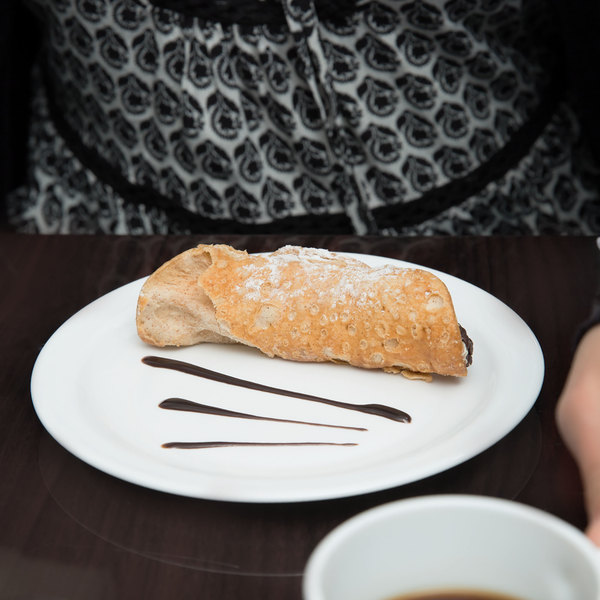 Plato Postre Blanco Ala Angosta de Vidrio Templado, 19.5 cm - Hoteliere - Arcoroc