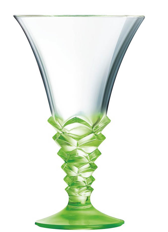 Copa helado palmier 12.5 oz base verde - Arcoroc