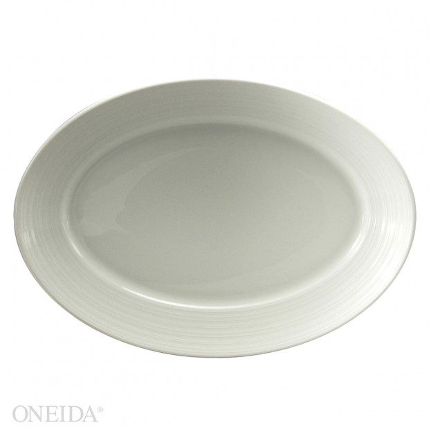 Plato ovalado porcelana fina 31.8 cm botticelli (Outlet) - Oneida