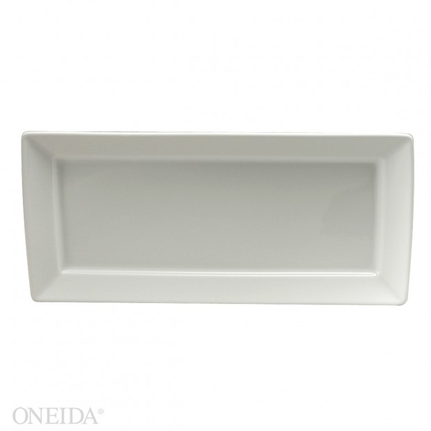 Plato rectangular blanco brillante (Outlet) - Oneida