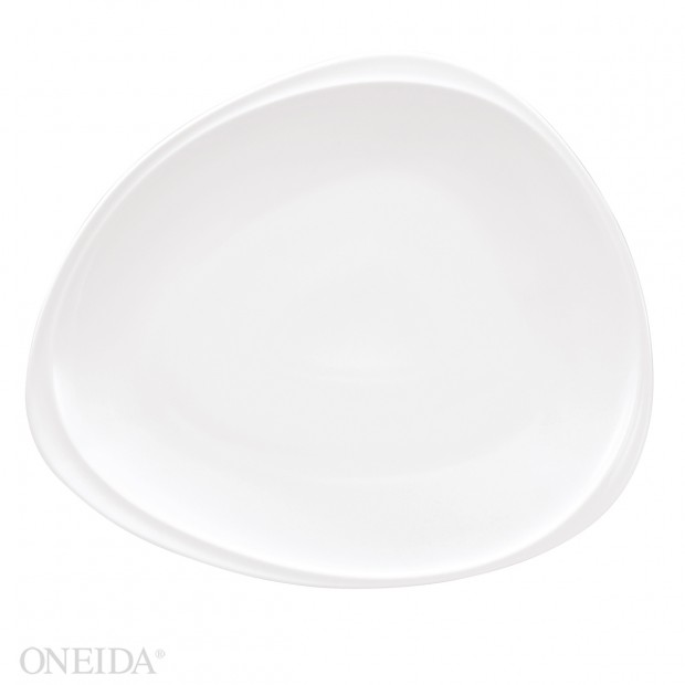 Plato Triangular Porcelana, 34.4 cm Mood (Outlet) - Oneida
