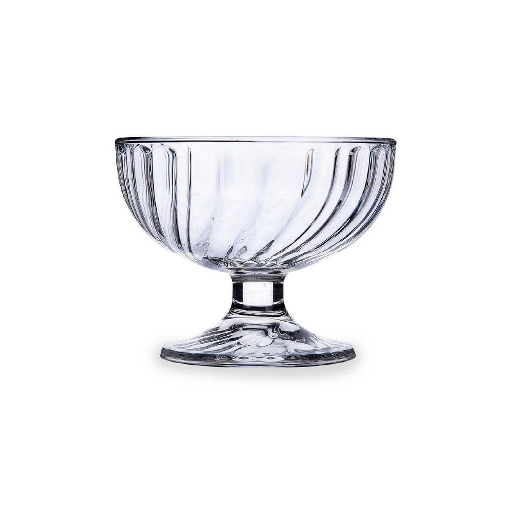 Copa Helado Acanalada Sorbete de Vidrio Templado, 7 oz - Arcoroc
