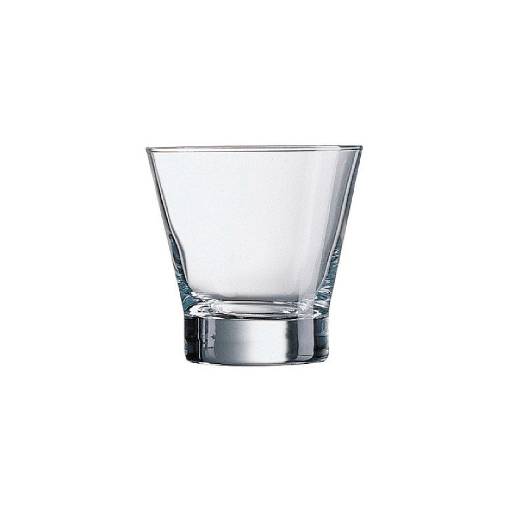 Vaso de Vidrio Templado Shetland, 8 1/4 oz - 8.8x9 cm - Arcoroc