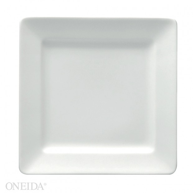 Plato cuadrado porcelana ala ancha 15.8 (Outlet) - Oneida