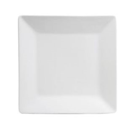 Plato cuadrado euro 21.6cm porcelana (Outlet) - Oneida