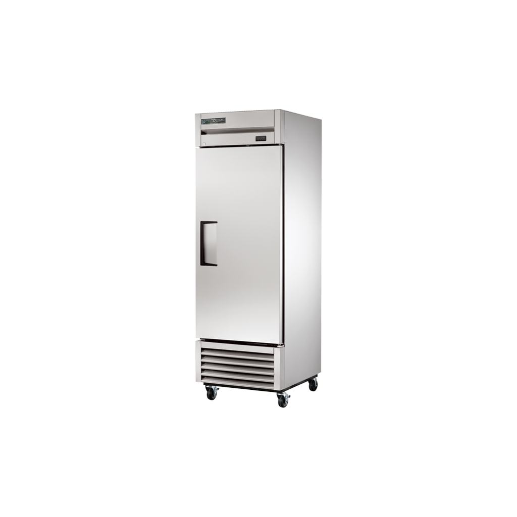 Congelador vertical reach-in,1puerta, 3parrillas, refrigerante HC R290, 27"-True