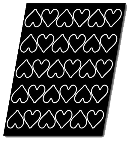 Molde Flexible Mini-Corazones, 13" x 18" (30 x 40 cm) (Outlet) - Demarle