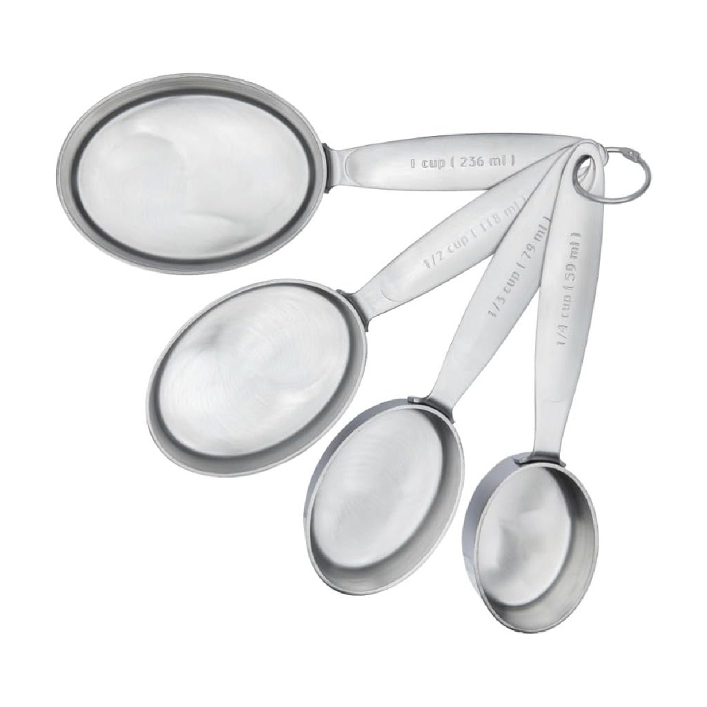 Set de 4 tazas medidoras en acero inoxidable - Cuisipro