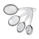 Set de 4 tazas medidoras en acero inoxidable - Cuisipro