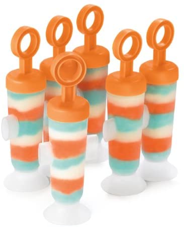 Set de 6 moldes para helado de ajuste a presión figura circular (Outlet) - Cuisipro