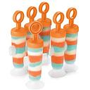 Set de 6 moldes para helado de ajuste a presión figura circular (Outlet) - Cuisipro
