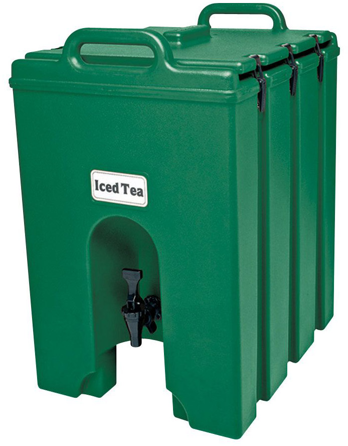 Contenedor aislado para bebidas de 44.4 litros color verde - Cambro USA