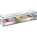 Vitrina refrigerada para mesa de pizza - Afinox