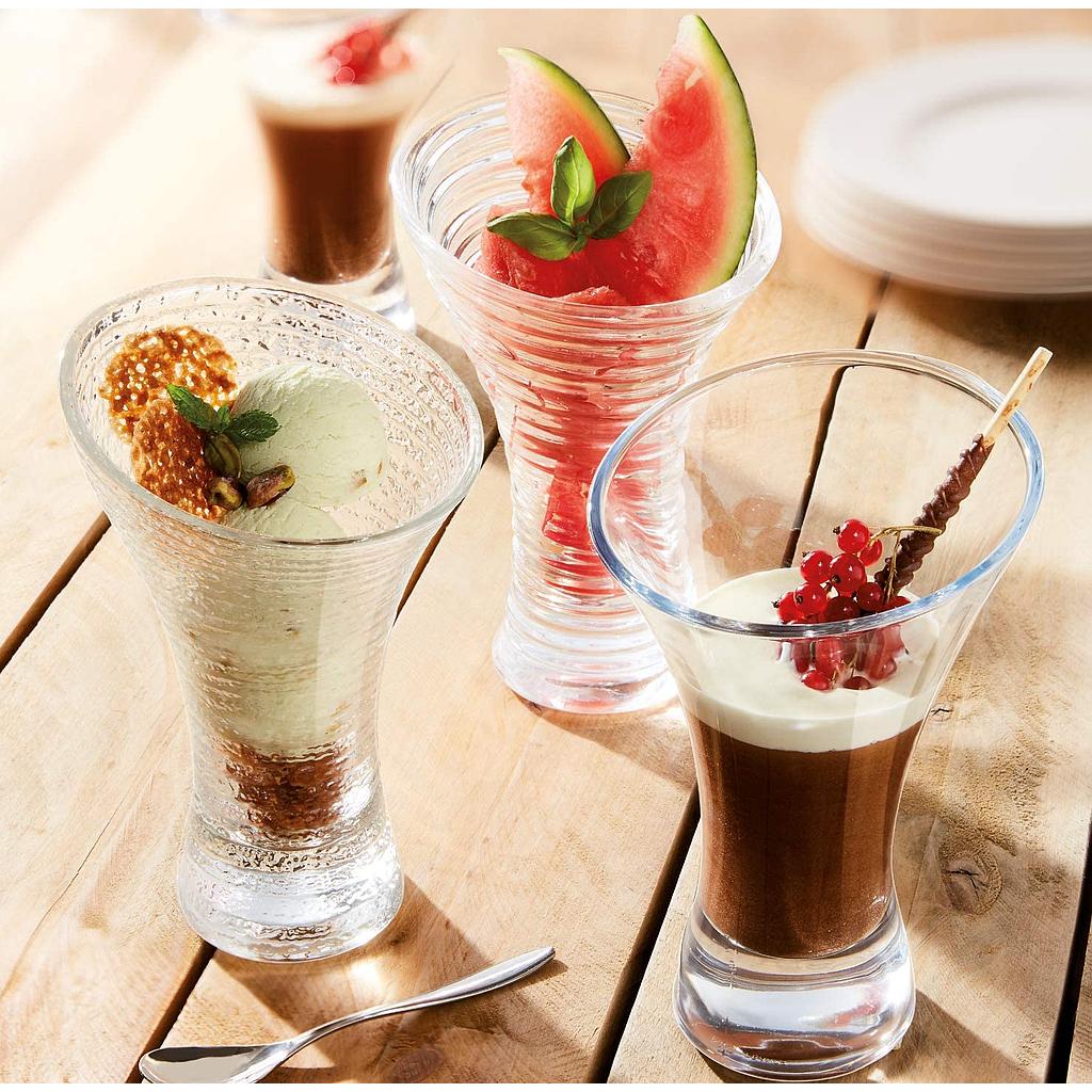 Copa para postre terminado exterior con textura de 406 ml (13.75 oz) (Outlet) - Arcoroc