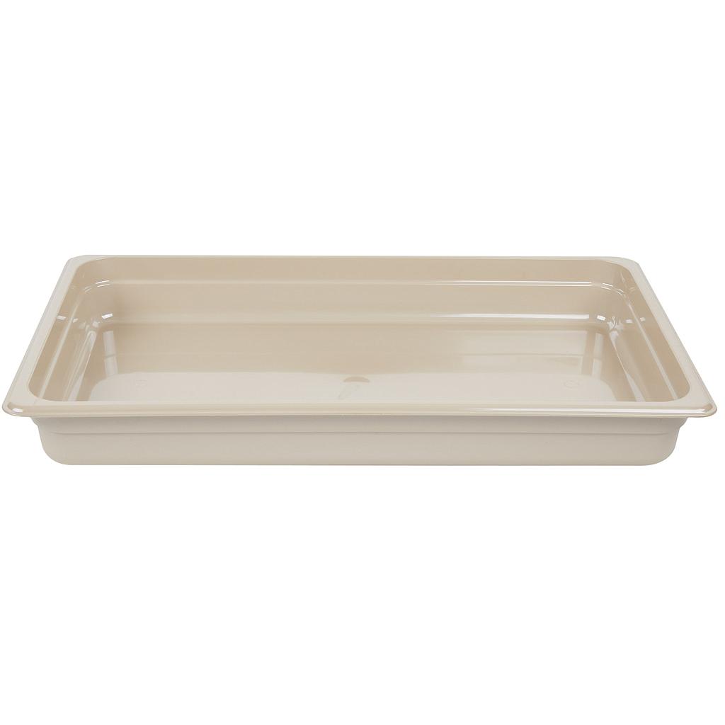 Recipiente para alta temperatura GN 1/1 de 2.5" color arena - Cambro
