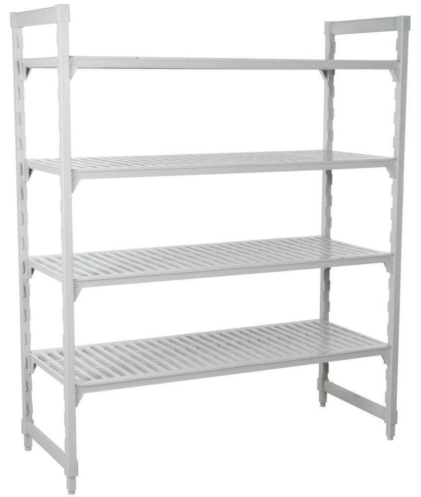 Unidad inicial de estanteria Premium ventilada con 4 entrepaños de 21 x 42 x 72" - Cambro