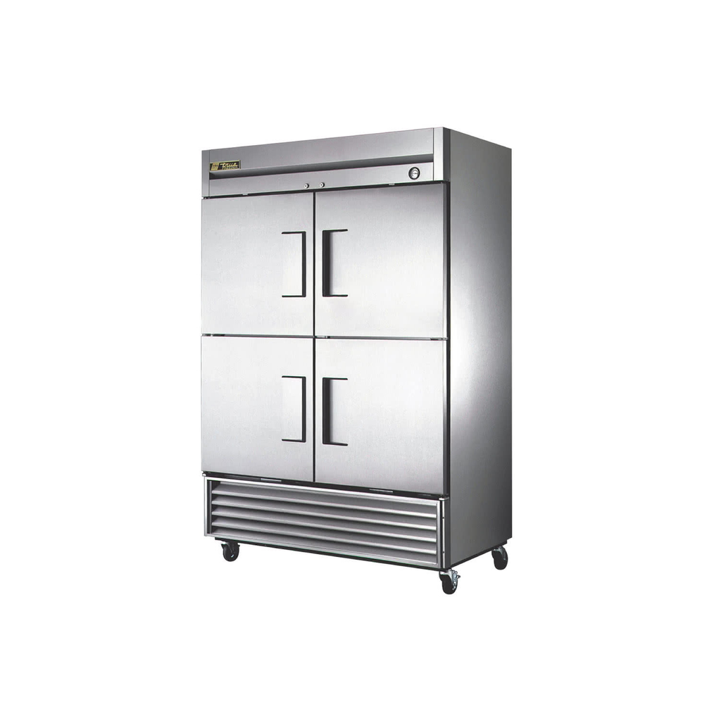 Refrigerador doble con puertas sólidas divididas, refrigerante ecológico de hidrocarburo R-290 - True