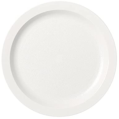Plato borde delgado de 22.9 cm en policarbonato color blanco - Cambro