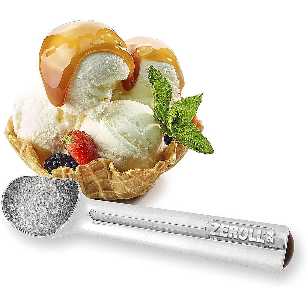 Cuchara helado brillante fluido conductor 1.5oz Zeroll