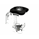 Vaso de policarbonato 64oz | 1.9 Lts para serie Tempest/Fury/Revolution - Hamilton Beach