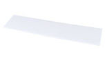 Tabla de cortar, 48 x 11 3/4 x 1/2", blanca, preperforada - True