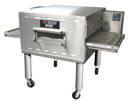 Horno Sencillo de Cadena WOW a Gas 38" de longitud de la cámara (Incluye 1 Horno+Base+Patas+Tapa) - Middleby Marshall
