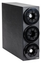 Dispensador de vasos triple Sentry color negro - San Jamar