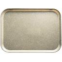 [1418104] Bandeja Camtray en fibra de vidrio con bordes reforzados en aluminio color bronceado del desierto - Cambro