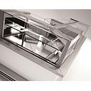 Vitrina ventilada neutra de pastelería Tieffe de 1m de 3 niveles sin base new FVS10 - Orion