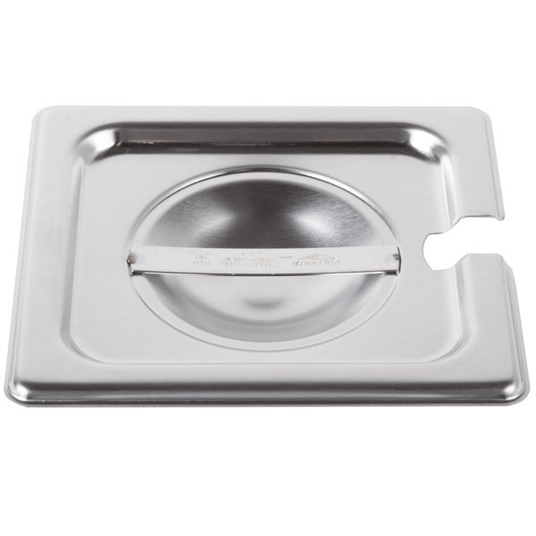 Cubierta Super Pan 1/6 ranurado en acero inoxidable, para mesa de vapor - Vollrath