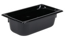 Recipiente GN 1/3 de 4&quot; en policarbonato negro - Vollrath