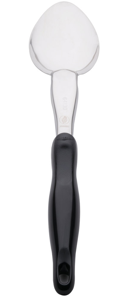 Cuchara con mango negro ergonómico - Vollrath