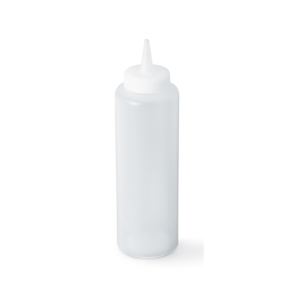 Botella de apretar de 12 oz en plástico transparente - Vollrath