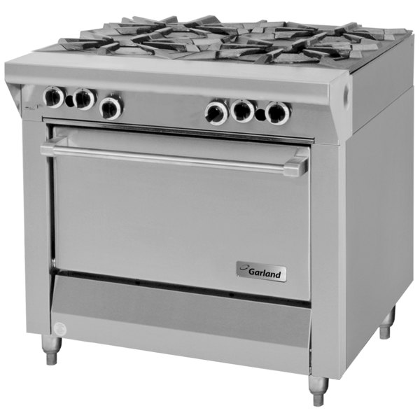 Estufa a gas con horno de trabajo pesado Master Series - Garland