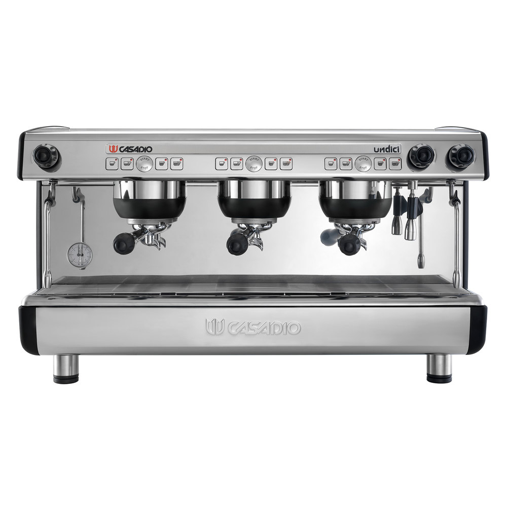 Máquina automática para café espresso de 3 grupos - Casadio