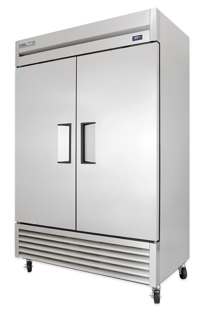 Refrigerador de 2 puertas en acero inoxidable con refrigerante ecológico R-290 - True